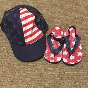 Patriotic Kids Flip Flops